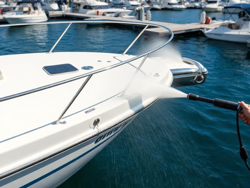 Lavage de bateaux